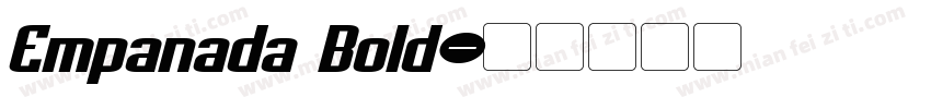 Empanada Bold字体转换